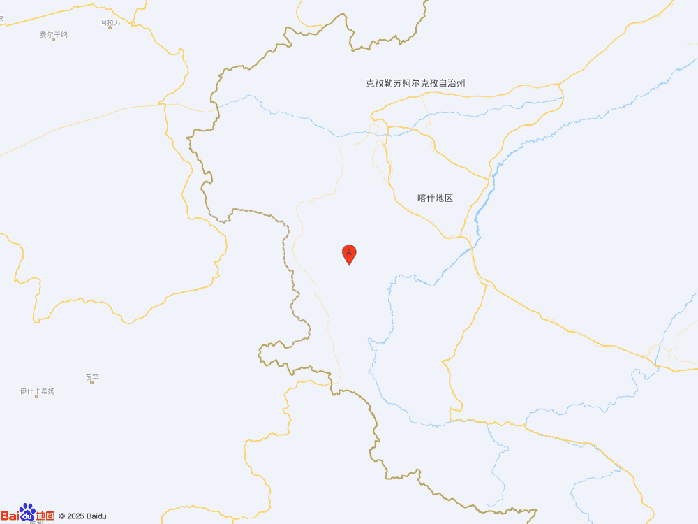 新疆克孜勒苏州阿克陶县（北纬38.12度，东经75.67度）发生3.0级地震