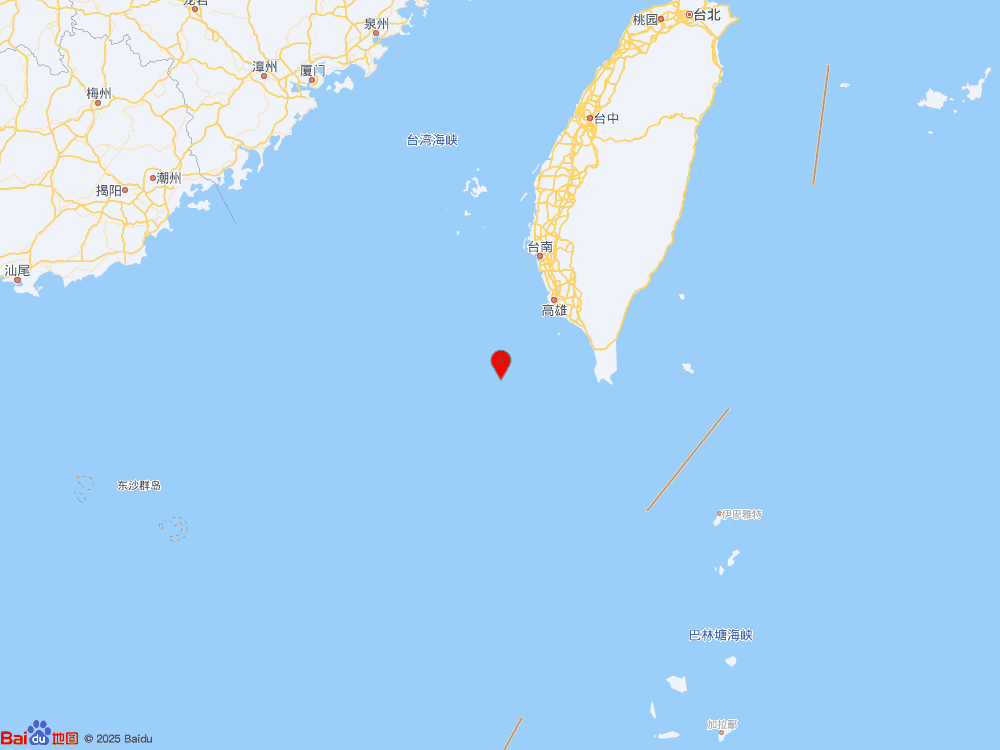 台湾高雄市海域发生4.0级地震