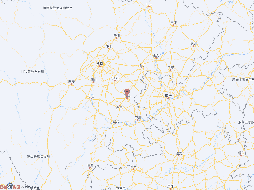 四川内江市东兴区（北纬29.68度，东经105.06度）发生3.1级地震