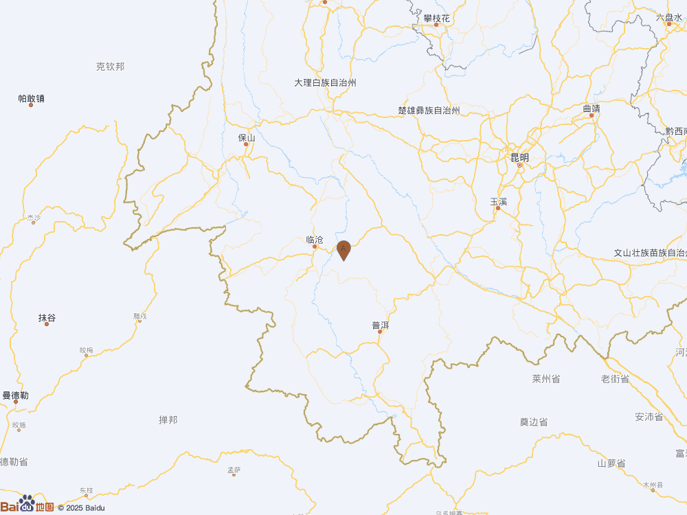 云南普洱市景谷县发生3.1级地震