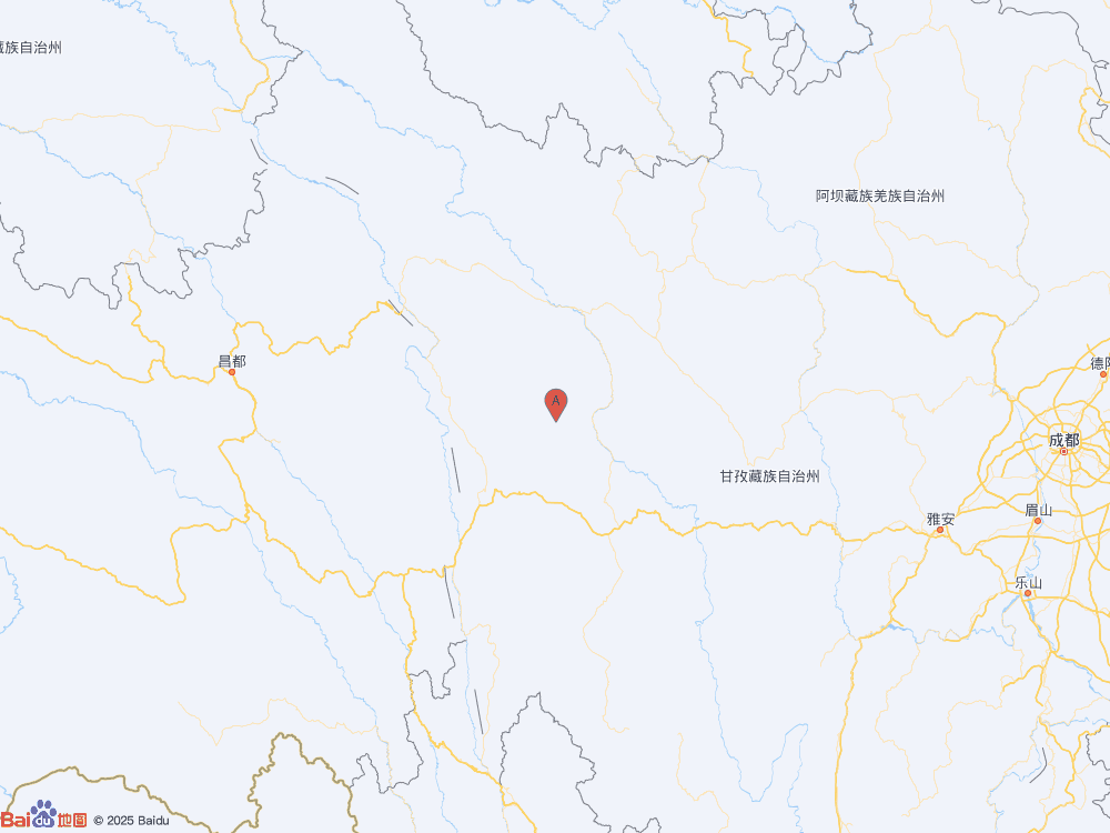 四川甘孜州新龙县发生5.4级地震