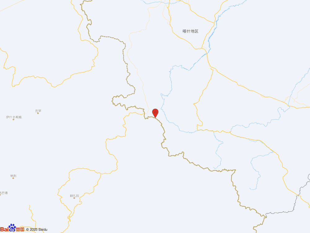 新疆喀什地区塔什库尔干县发生3.8级地震